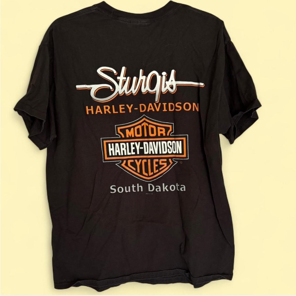 Harley-Davidson Black and Orange Sturgis Tee